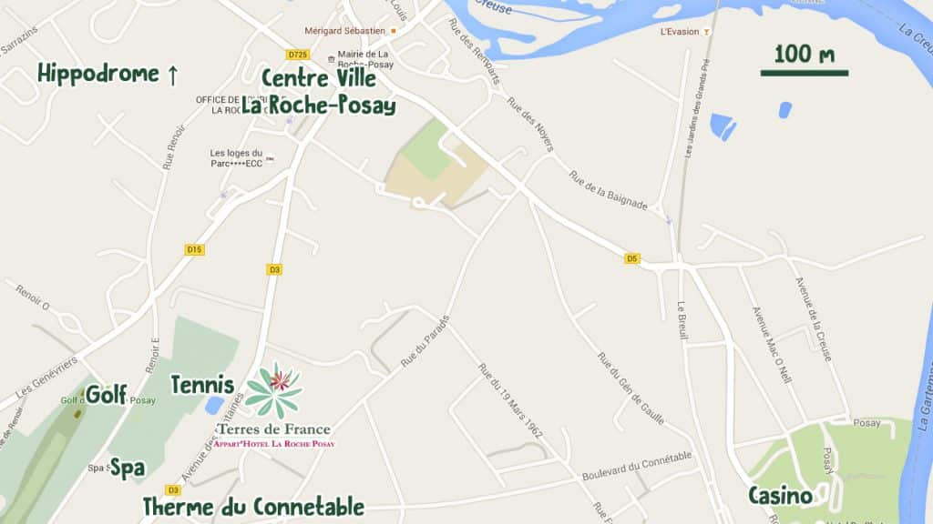 La Roche Posay Maps